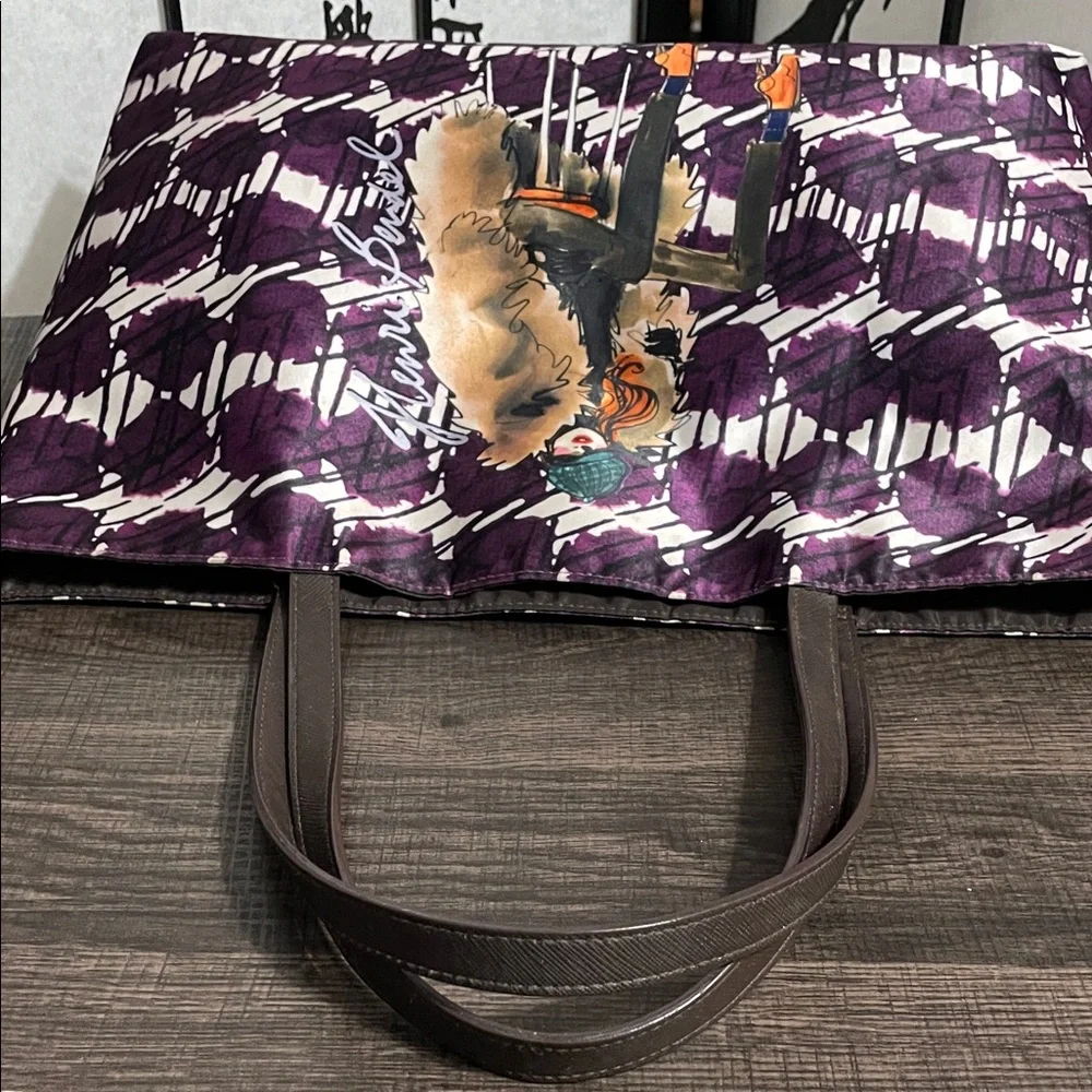 Purple Fashion-Illustration Tote Bag - Designer Style